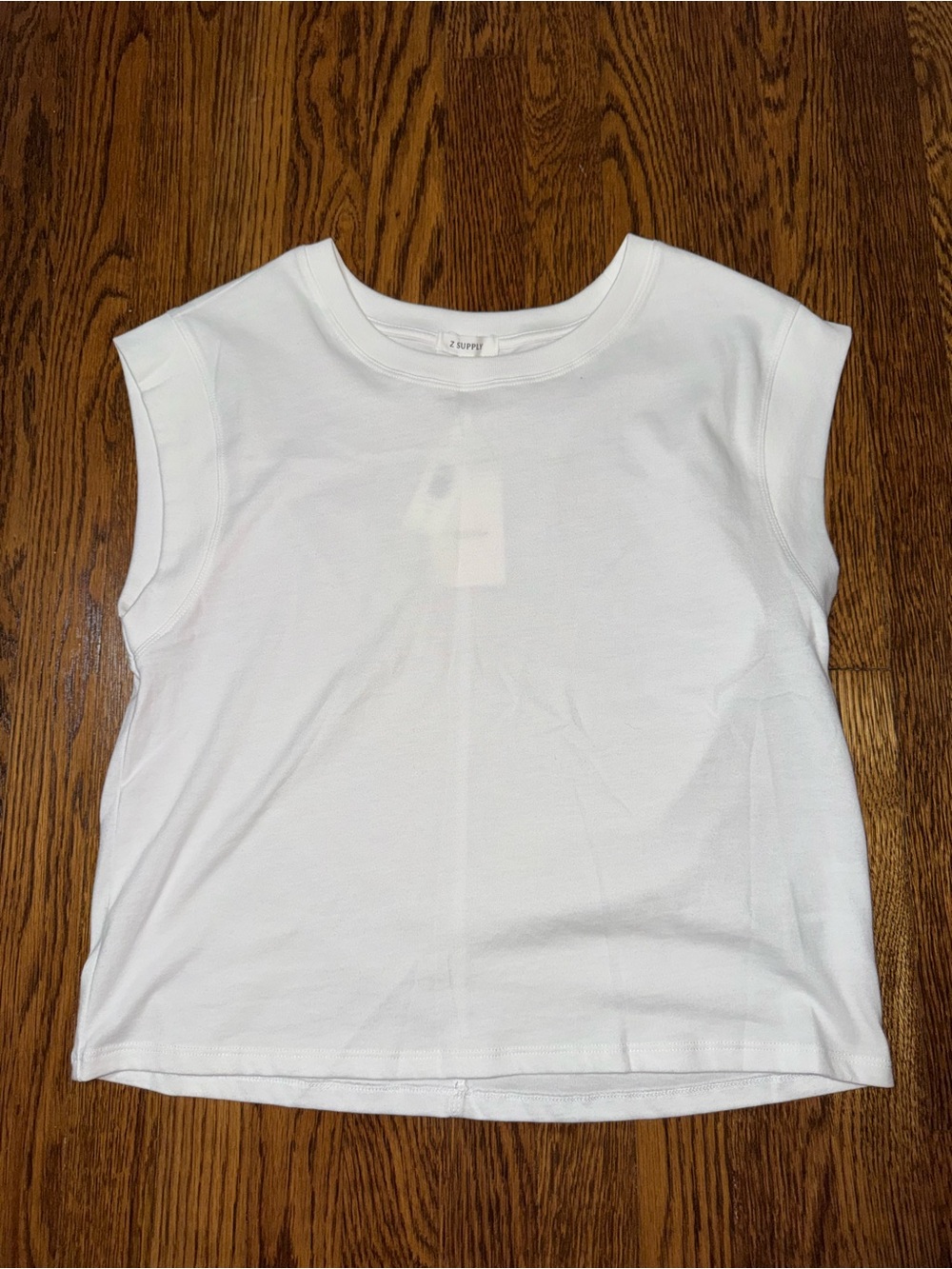 Z Supply White Cap-Sleeve Tank Top - White